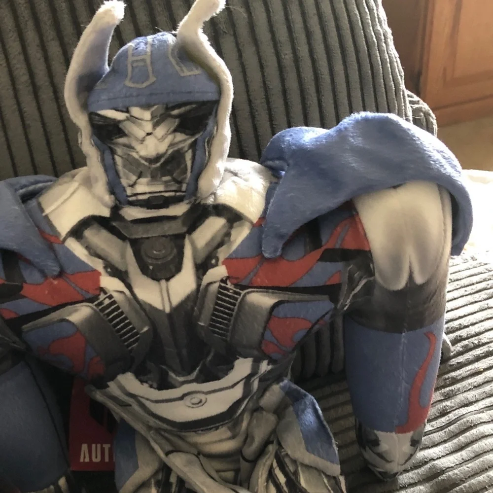 Transformers Optimus Prime Plush Toy in Blue, Red, White
